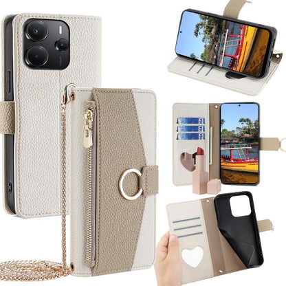 Crossbody Litchi Texture Leather Phone Case, For Redmi A7 Pro 171mm / Poco C85x 5G, For Redmi Turbo 5 Max 5G / Poco X8 Pro Max 5G, For Redmi Turbo 5 5G / Poco X8 Pro 5G, For Redmi K90 Pro Max / Poco F8 Ultra, For Redmi K90 / Poco F8 Pro                ...