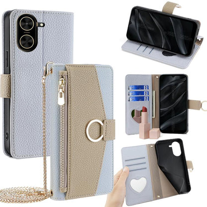 Crossbody Litchi Texture Leather Phone Case, For Redmi A7 Pro 171mm / Poco C85x 5G, For Redmi Turbo 5 Max 5G / Poco X8 Pro Max 5G, For Redmi Turbo 5 5G / Poco X8 Pro 5G, For Redmi K90 Pro Max / Poco F8 Ultra, For Redmi K90 / Poco F8 Pro                ...