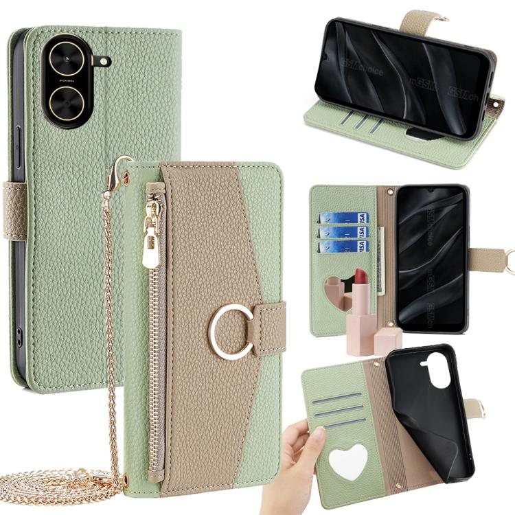 Crossbody Litchi Texture Leather Phone Case, For Redmi A7 Pro 171mm / Poco C85x 5G, For Redmi Turbo 5 Max 5G / Poco X8 Pro Max 5G, For Redmi Turbo 5 5G / Poco X8 Pro 5G, For Redmi K90 Pro Max / Poco F8 Ultra, For Redmi K90 / Poco F8 Pro                ...
