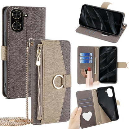 Crossbody Litchi Texture Leather Phone Case, For Redmi A7 Pro 171mm / Poco C85x 5G, For Redmi Turbo 5 Max 5G / Poco X8 Pro Max 5G, For Redmi Turbo 5 5G / Poco X8 Pro 5G, For Redmi K90 Pro Max / Poco F8 Ultra, For Redmi K90 / Poco F8 Pro                ...