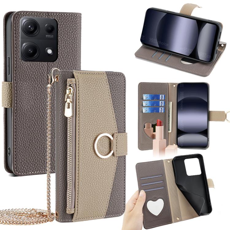 Crossbody Litchi Texture Leather Phone Case, For Redmi A7 Pro 171mm / Poco C85x 5G, For Redmi Turbo 5 Max 5G / Poco X8 Pro Max 5G, For Redmi Turbo 5 5G / Poco X8 Pro 5G, For Redmi K90 Pro Max / Poco F8 Ultra, For Redmi K90 / Poco F8 Pro                ...