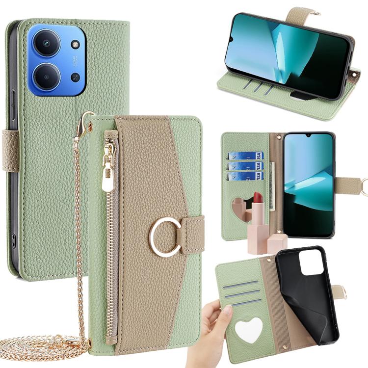 Crossbody Litchi Texture Leather Phone Case, For Redmi A7 Pro 171mm / Poco C85x 5G, For Redmi Turbo 5 Max 5G / Poco X8 Pro Max 5G, For Redmi Turbo 5 5G / Poco X8 Pro 5G, For Redmi K90 Pro Max / Poco F8 Ultra, For Redmi K90 / Poco F8 Pro                ...