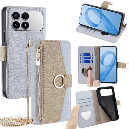 Crossbody Litchi Texture Leather Phone Case, For Redmi A7 Pro 171mm / Poco C85x 5G, For Redmi Turbo 5 Max 5G / Poco X8 Pro Max 5G, For Redmi Turbo 5 5G / Poco X8 Pro 5G, For Redmi K90 Pro Max / Poco F8 Ultra, For Redmi K90 / Poco F8 Pro                ...