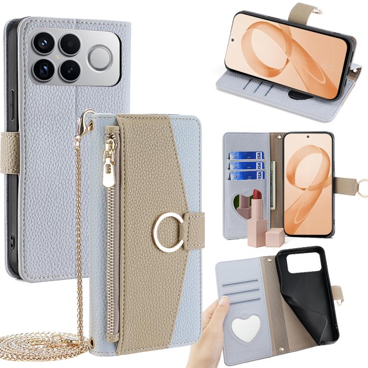 Crossbody Litchi Texture Leather Phone Case, For Redmi A7 Pro 171mm / Poco C85x 5G, For Redmi Turbo 5 Max 5G / Poco X8 Pro Max 5G, For Redmi Turbo 5 5G / Poco X8 Pro 5G, For Redmi K90 Pro Max / Poco F8 Ultra, For Redmi K90 / Poco F8 Pro                ...