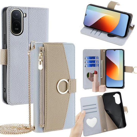 Crossbody Litchi Texture Leather Phone Case, For Redmi A7 Pro 171mm / Poco C85x 5G, For Redmi Turbo 5 Max 5G / Poco X8 Pro Max 5G, For Redmi Turbo 5 5G / Poco X8 Pro 5G, For Redmi K90 Pro Max / Poco F8 Ultra, For Redmi K90 / Poco F8 Pro