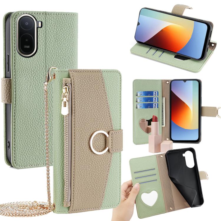 Crossbody Litchi Texture Leather Phone Case, For Redmi A7 Pro 171mm / Poco C85x 5G, For Redmi Turbo 5 Max 5G / Poco X8 Pro Max 5G, For Redmi Turbo 5 5G / Poco X8 Pro 5G, For Redmi K90 Pro Max / Poco F8 Ultra, For Redmi K90 / Poco F8 Pro                ...