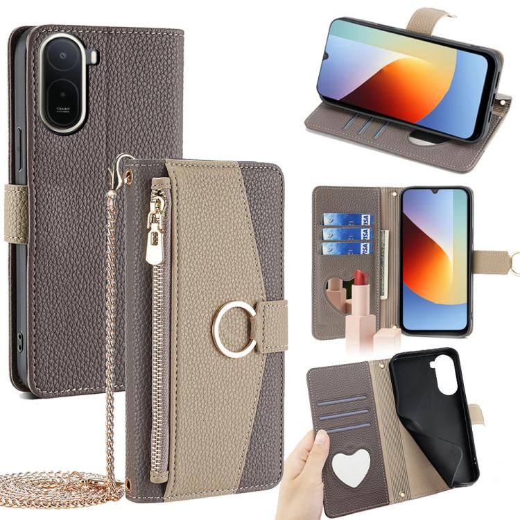 Crossbody Litchi Texture Leather Phone Case, For Redmi A7 Pro 171mm / Poco C85x 5G, For Redmi Turbo 5 Max 5G / Poco X8 Pro Max 5G, For Redmi Turbo 5 5G / Poco X8 Pro 5G, For Redmi K90 Pro Max / Poco F8 Ultra, For Redmi K90 / Poco F8 Pro                ...