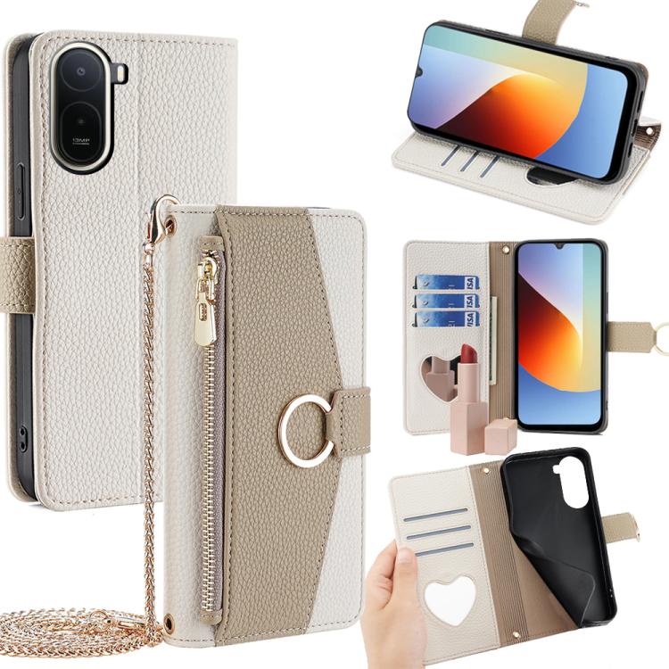 Crossbody Litchi Texture Leather Phone Case, For Redmi A7 Pro 171mm / Poco C85x 5G, For Redmi Turbo 5 Max 5G / Poco X8 Pro Max 5G, For Redmi Turbo 5 5G / Poco X8 Pro 5G, For Redmi K90 Pro Max / Poco F8 Ultra, For Redmi K90 / Poco F8 Pro                ...