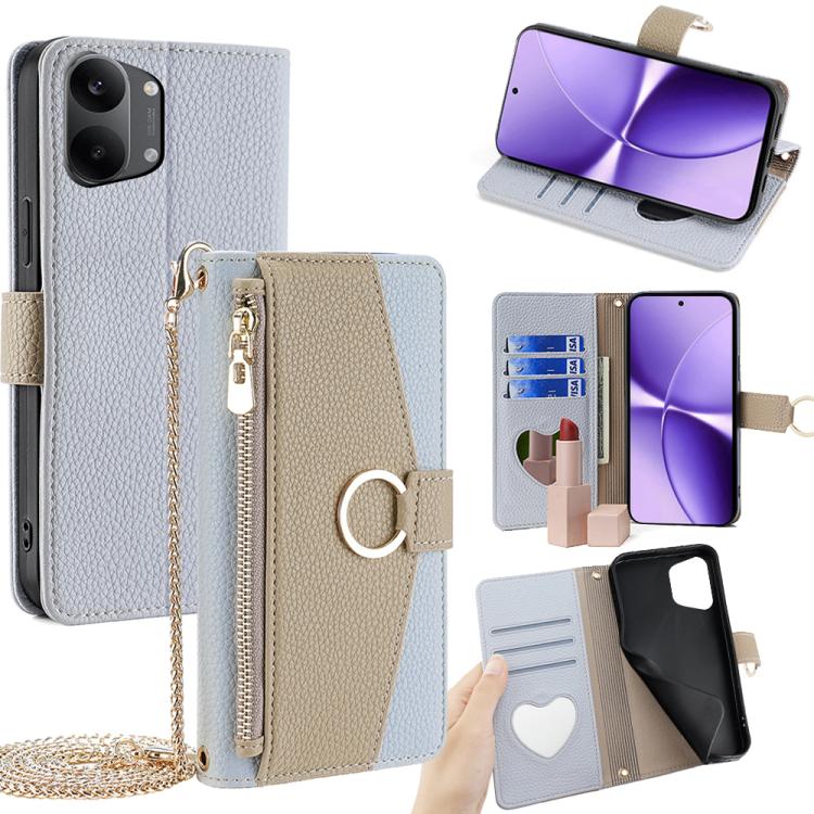 Crossbody Litchi Texture Leather Phone Case, For Redmi A7 Pro 171mm / Poco C85x 5G, For Redmi Turbo 5 Max 5G / Poco X8 Pro Max 5G, For Redmi Turbo 5 5G / Poco X8 Pro 5G, For Redmi K90 Pro Max / Poco F8 Ultra, For Redmi K90 / Poco F8 Pro                ...