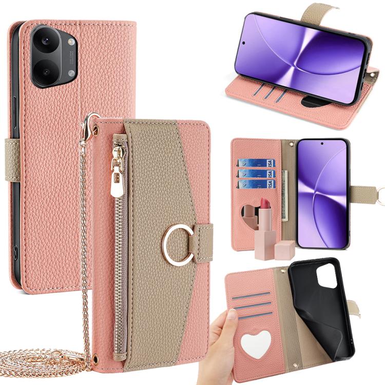 Crossbody Litchi Texture Leather Phone Case, For Redmi A7 Pro 171mm / Poco C85x 5G, For Redmi Turbo 5 Max 5G / Poco X8 Pro Max 5G, For Redmi Turbo 5 5G / Poco X8 Pro 5G, For Redmi K90 Pro Max / Poco F8 Ultra, For Redmi K90 / Poco F8 Pro                ...