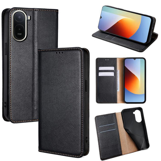 Gloss Oil Solid Color Magnetic Leather Phone Case, For Redmi A7 Pro 171mm / Poco C85x 5G, For Redmi Turbo 5 Max 5G / Poco X8 Pro Max 5G, For Redmi Turbo 5 5G / Poco X8 Pro 5G, For Redmi Note 15 Pro 4G Global 163.2mm
