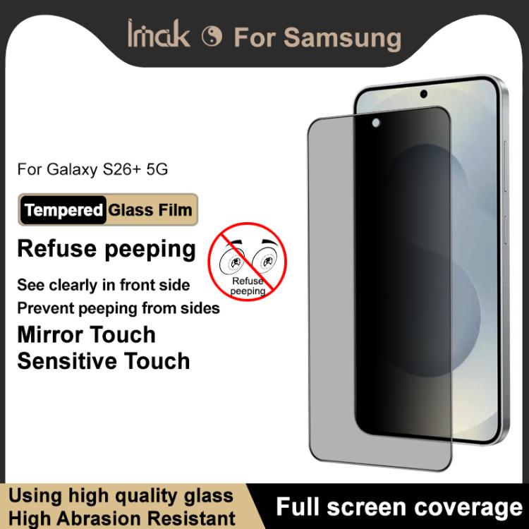 imak HD Full Screen Privacy Tempered Glass Protective Film, For Samsung Galaxy S26+ 5G, For Samsung Galaxy S26 Ultra 5G, For Samsung Galaxy S26 5G, For Samsung Galaxy S25 Edge 5G, For Samsung Galaxy S25 5G, For Samsung Galaxy S25+ 5G                   ...