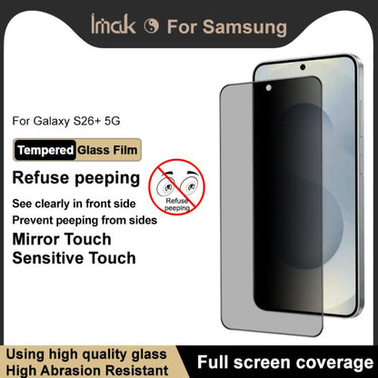imak HD Full Screen Privacy Tempered Glass Protective Film, For Samsung Galaxy S26+ 5G, For Samsung Galaxy S26 Ultra 5G, For Samsung Galaxy S26 5G, For Samsung Galaxy S25 Edge 5G, For Samsung Galaxy S25 5G, For Samsung Galaxy S25+ 5G                   ...