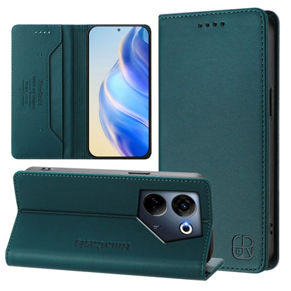 RC01 Dual-Folded Magnetic Suction RFID Leather Phone Case, For Tecno Pova 5, For Tecno Camon 20 Premier 5G, For Tecno Camon 20 Pro 5G, For Tecno Camon 20 4G / 20 Pro 4G, For Tecno Pop 7/ 7 Pro / Spark GO 2023, For Tecno Spark 10 5G                     ...