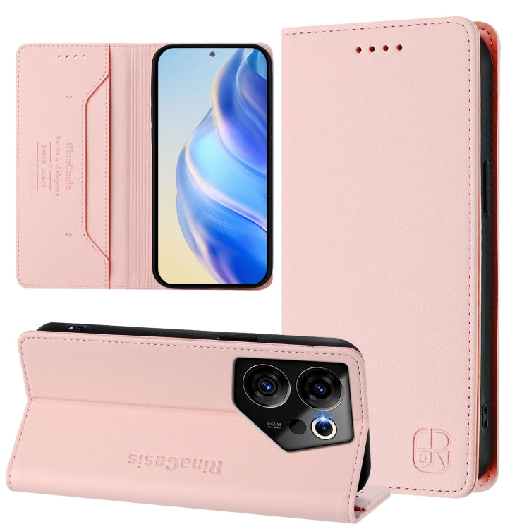 RC01 Dual-Folded Magnetic Suction RFID Leather Phone Case, For Tecno Pova 5, For Tecno Camon 20 Premier 5G, For Tecno Camon 20 Pro 5G, For Tecno Camon 20 4G / 20 Pro 4G, For Tecno Pop 7/ 7 Pro / Spark GO 2023, For Tecno Spark 10 5G                     ...