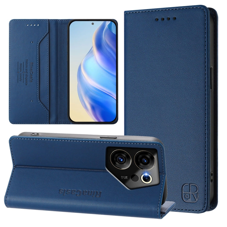 RC01 Dual-Folded Magnetic Suction RFID Leather Phone Case, For Tecno Pova 5, For Tecno Camon 20 Premier 5G, For Tecno Camon 20 Pro 5G, For Tecno Camon 20 4G / 20 Pro 4G, For Tecno Pop 7/ 7 Pro / Spark GO 2023, For Tecno Spark 10 5G                     ...