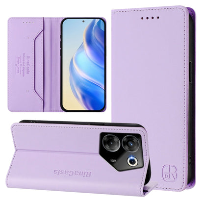 RC01 Dual-Folded Magnetic Suction RFID Leather Phone Case, For Tecno Pova 5, For Tecno Camon 20 Premier 5G, For Tecno Camon 20 Pro 5G, For Tecno Camon 20 4G / 20 Pro 4G, For Tecno Pop 7/ 7 Pro / Spark GO 2023, For Tecno Spark 10 5G                     ...