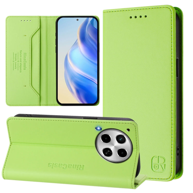 RC01 Dual-Folded Magnetic Suction RFID Leather Phone Case, For Tecno Pop 6C / itel A18, For Tecno Spark 10 Pro Magic, For Tecno Camon 30 Premier 5G, For Tecno Pova 6 Neo, For Tecno Pova 6 4G, For Tecno Pova 6 5G / 6 Pro 5G, For Tecno Camon 30 Pro 5G   ...
