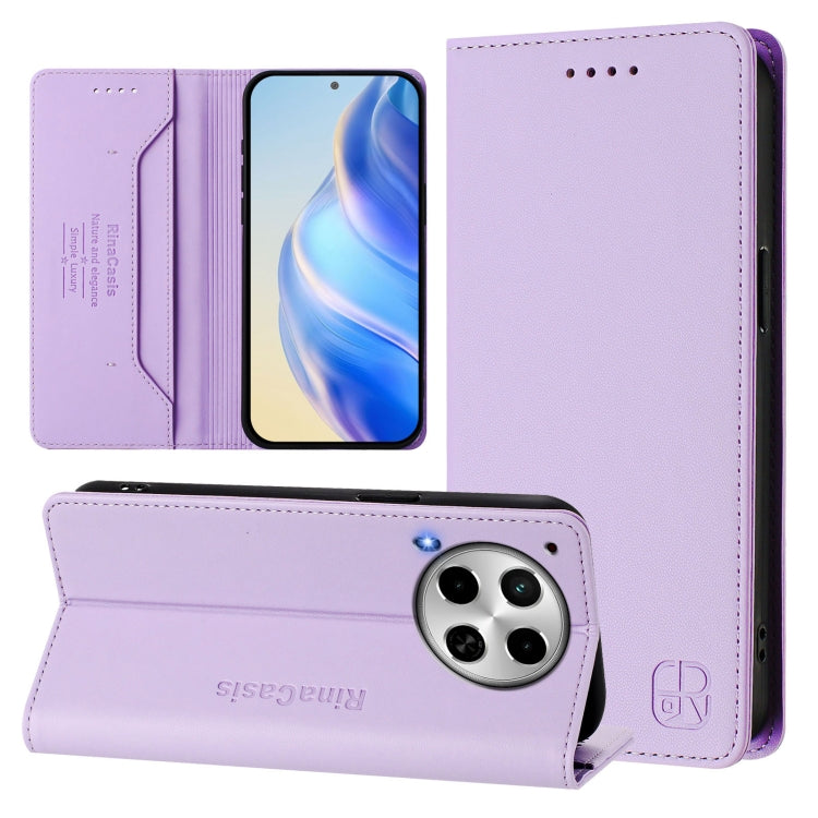 RC01 Dual-Folded Magnetic Suction RFID Leather Phone Case, For Tecno Pop 6C / itel A18, For Tecno Spark 10 Pro Magic, For Tecno Camon 30 Premier 5G, For Tecno Pova 6 Neo, For Tecno Pova 6 4G, For Tecno Pova 6 5G / 6 Pro 5G, For Tecno Camon 30 Pro 5G   ...