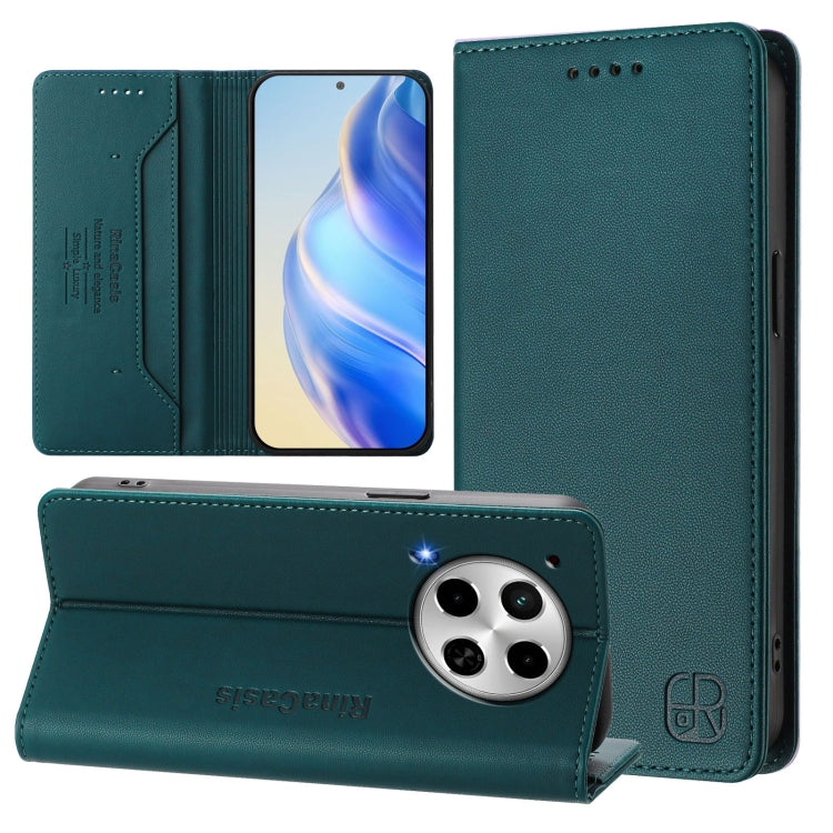 RC01 Dual-Folded Magnetic Suction RFID Leather Phone Case, For Tecno Pop 6C / itel A18, For Tecno Spark 10 Pro Magic, For Tecno Camon 30 Premier 5G, For Tecno Pova 6 Neo, For Tecno Pova 6 4G, For Tecno Pova 6 5G / 6 Pro 5G, For Tecno Camon 30 Pro 5G   ...