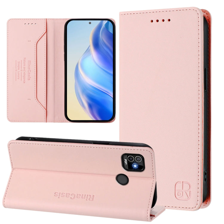 RC01 Dual-Folded Magnetic Suction RFID Leather Phone Case, For Tecno Pova Neo 2, For Tecno Spark GO 2022 / 8C / 9, For Tecno Spark 9T / 9 Pro, For Tecno Pova 3, For Tecno Pop 5, For Tecno Spark 7P, For Tecno Spark 7 / 7T, For Tecno Camon 15 / 15 Air