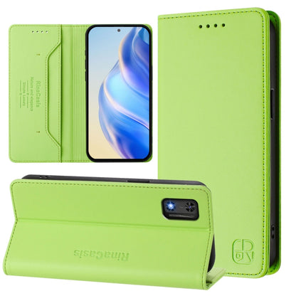 RC01 Dual-Folded Magnetic Suction RFID Leather Phone Case, For Tecno Pop 6C / itel A18, For Tecno Spark 10 Pro Magic, For Tecno Camon 30 Premier 5G, For Tecno Pova 6 Neo, For Tecno Pova 6 4G, For Tecno Pova 6 5G / 6 Pro 5G, For Tecno Camon 30 Pro 5G   ...