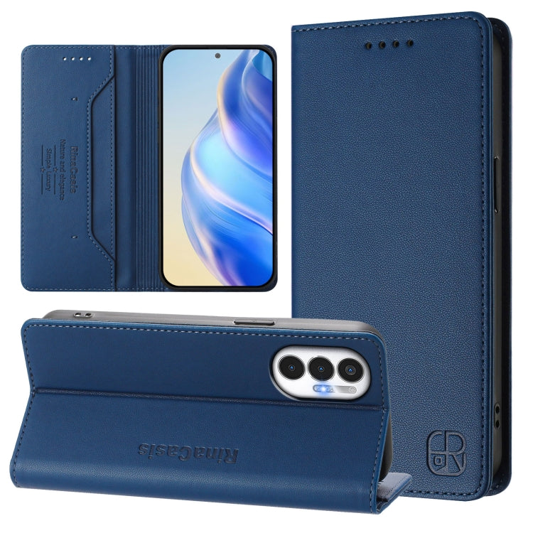 RC01 Dual-Folded Magnetic Suction RFID Leather Phone Case, For Tecno Pova Neo 2, For Tecno Spark GO 2022 / 8C / 9, For Tecno Spark 9T / 9 Pro, For Tecno Pova 3, For Tecno Pop 5, For Tecno Spark 7P, For Tecno Spark 7 / 7T, For Tecno Camon 15 / 15 Air