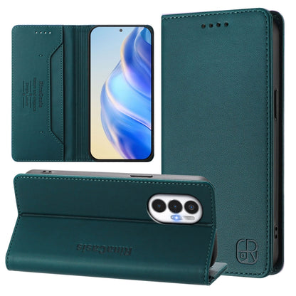 RC01 Dual-Folded Magnetic Suction RFID Leather Phone Case, For Tecno Pova Neo 2, For Tecno Spark GO 2022 / 8C / 9, For Tecno Spark 9T / 9 Pro, For Tecno Pova 3, For Tecno Pop 5, For Tecno Spark 7P, For Tecno Spark 7 / 7T, For Tecno Camon 15 / 15 Air