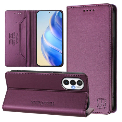 RC01 Dual-Folded Magnetic Suction RFID Leather Phone Case, For Tecno Pova Neo 2, For Tecno Spark GO 2022 / 8C / 9, For Tecno Spark 9T / 9 Pro, For Tecno Pova 3, For Tecno Pop 5, For Tecno Spark 7P, For Tecno Spark 7 / 7T, For Tecno Camon 15 / 15 Air
