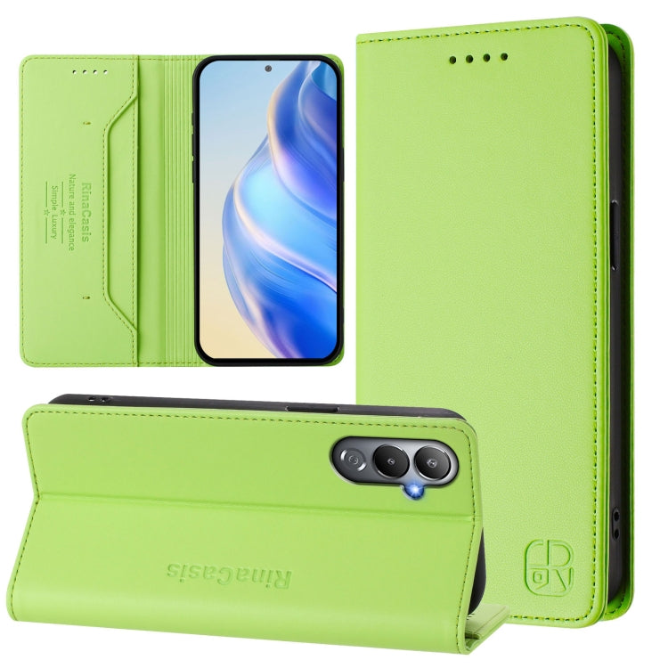 RC01 Dual-Folded Magnetic Suction RFID Leather Phone Case, For Tecno Pova 5, For Tecno Camon 20 Premier 5G, For Tecno Camon 20 Pro 5G, For Tecno Camon 20 4G / 20 Pro 4G, For Tecno Pop 7/ 7 Pro / Spark GO 2023, For Tecno Spark 10 5G                     ...
