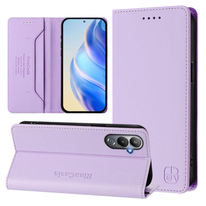 RC01 Dual-Folded Magnetic Suction RFID Leather Phone Case, For Tecno Pova 5, For Tecno Camon 20 Premier 5G, For Tecno Camon 20 Pro 5G, For Tecno Camon 20 4G / 20 Pro 4G, For Tecno Pop 7/ 7 Pro / Spark GO 2023, For Tecno Spark 10 5G                     ...
