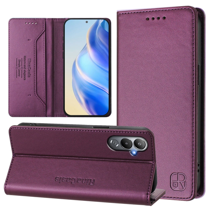 RC01 Dual-Folded Magnetic Suction RFID Leather Phone Case, For Tecno Pova 5, For Tecno Camon 20 Premier 5G, For Tecno Camon 20 Pro 5G, For Tecno Camon 20 4G / 20 Pro 4G, For Tecno Pop 7/ 7 Pro / Spark GO 2023, For Tecno Spark 10 5G                     ...