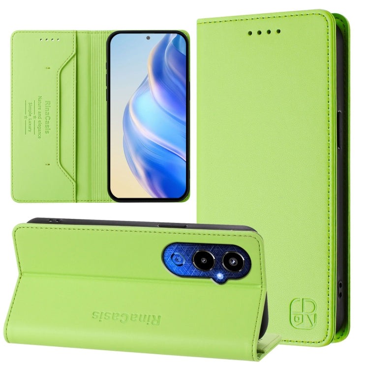 RC01 Dual-Folded Magnetic Suction RFID Leather Phone Case, For Tecno Pova 5, For Tecno Camon 20 Premier 5G, For Tecno Camon 20 Pro 5G, For Tecno Camon 20 4G / 20 Pro 4G, For Tecno Pop 7/ 7 Pro / Spark GO 2023, For Tecno Spark 10 5G                     ...