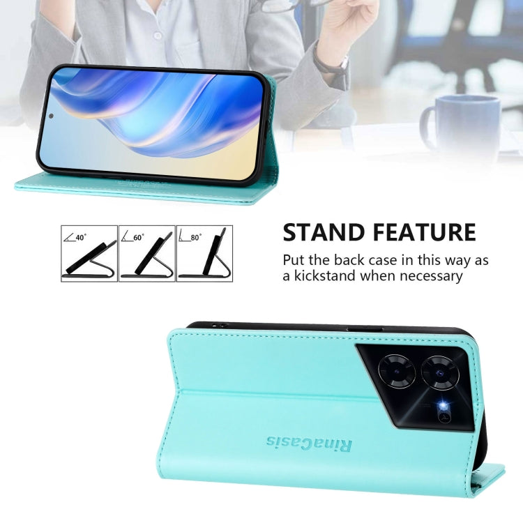 RC01 Dual-Folded Magnetic Suction RFID Leather Phone Case, For Tecno Pova 5, For Tecno Camon 20 Premier 5G, For Tecno Camon 20 Pro 5G, For Tecno Camon 20 4G / 20 Pro 4G, For Tecno Pop 7/ 7 Pro / Spark GO 2023, For Tecno Spark 10 5G                     ...