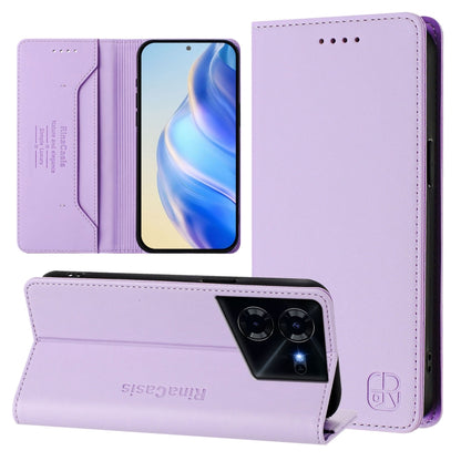 RC01 Dual-Folded Magnetic Suction RFID Leather Phone Case, For Tecno Pova 5, For Tecno Camon 20 Premier 5G, For Tecno Camon 20 Pro 5G, For Tecno Camon 20 4G / 20 Pro 4G, For Tecno Pop 7/ 7 Pro / Spark GO 2023, For Tecno Spark 10 5G                     ...