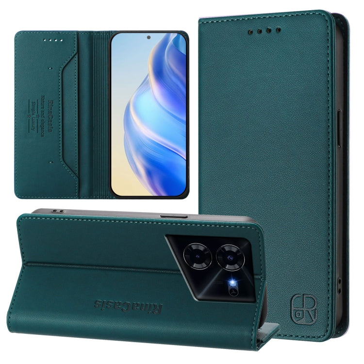 RC01 Dual-Folded Magnetic Suction RFID Leather Phone Case, For Tecno Pova 5, For Tecno Camon 20 Premier 5G, For Tecno Camon 20 Pro 5G, For Tecno Camon 20 4G / 20 Pro 4G, For Tecno Pop 7/ 7 Pro / Spark GO 2023, For Tecno Spark 10 5G                     ...