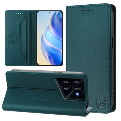 RC01 Dual-Folded Magnetic Suction RFID Leather Phone Case, For Tecno Pova 5, For Tecno Camon 20 Premier 5G, For Tecno Camon 20 Pro 5G, For Tecno Camon 20 4G / 20 Pro 4G, For Tecno Pop 7/ 7 Pro / Spark GO 2023, For Tecno Spark 10 5G                     ...