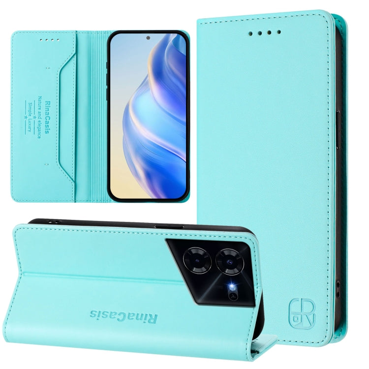 RC01 Dual-Folded Magnetic Suction RFID Leather Phone Case, For Tecno Pop 6C / itel A18, For Tecno Spark 10 Pro Magic, For Tecno Camon 30 Premier 5G, For Tecno Pova 6 Neo, For Tecno Pova 6 4G, For Tecno Pova 6 5G / 6 Pro 5G, For Tecno Camon 30 Pro 5G   ...