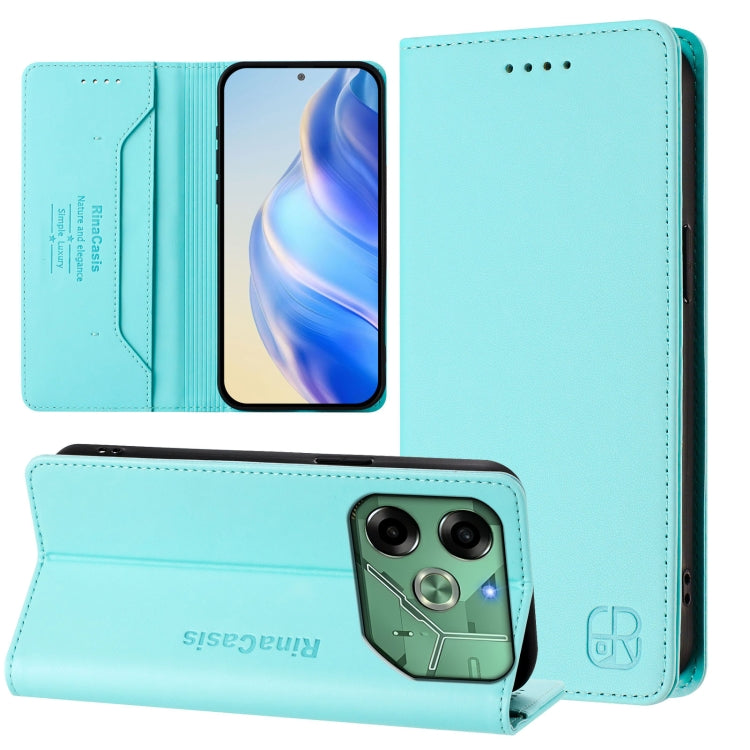 RC01 Dual-Folded Magnetic Suction RFID Leather Phone Case, For Tecno Pop 6C / itel A18, For Tecno Spark 10 Pro Magic, For Tecno Camon 30 Premier 5G, For Tecno Pova 6 Neo, For Tecno Pova 6 4G, For Tecno Pova 6 5G / 6 Pro 5G, For Tecno Camon 30 Pro 5G   ...