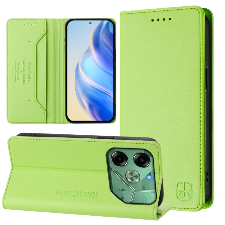 RC01 Dual-Folded Magnetic Suction RFID Leather Phone Case, For Tecno Pop 6C / itel A18, For Tecno Spark 10 Pro Magic, For Tecno Camon 30 Premier 5G, For Tecno Pova 6 Neo, For Tecno Pova 6 4G, For Tecno Pova 6 5G / 6 Pro 5G, For Tecno Camon 30 Pro 5G   ...
