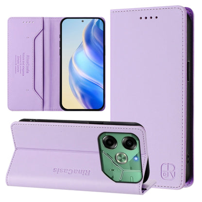 RC01 Dual-Folded Magnetic Suction RFID Leather Phone Case, For Tecno Pop 6C / itel A18, For Tecno Spark 10 Pro Magic, For Tecno Camon 30 Premier 5G, For Tecno Pova 6 Neo, For Tecno Pova 6 4G, For Tecno Pova 6 5G / 6 Pro 5G, For Tecno Camon 30 Pro 5G   ...