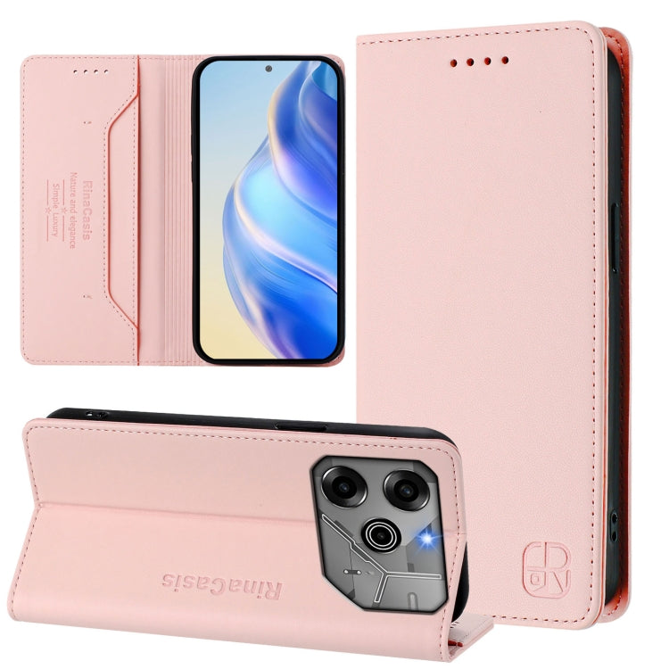 RC01 Dual-Folded Magnetic Suction RFID Leather Phone Case, For Tecno Pop 6C / itel A18, For Tecno Spark 10 Pro Magic, For Tecno Camon 30 Premier 5G, For Tecno Pova 6 Neo, For Tecno Pova 6 4G, For Tecno Pova 6 5G / 6 Pro 5G, For Tecno Camon 30 Pro 5G   ...
