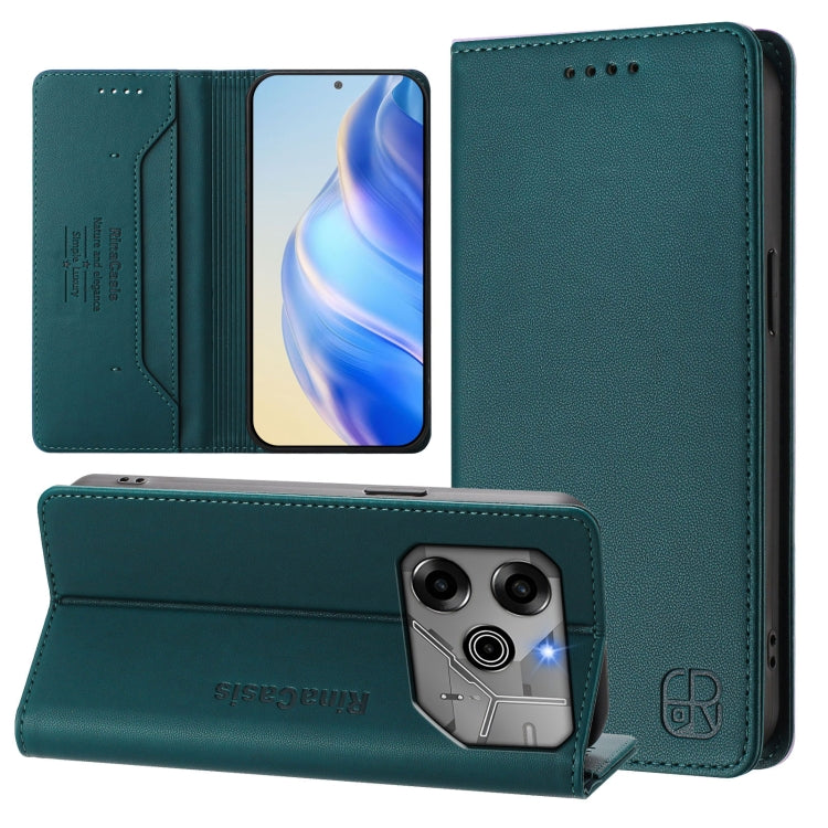 RC01 Dual-Folded Magnetic Suction RFID Leather Phone Case, For Tecno Pop 6C / itel A18, For Tecno Spark 10 Pro Magic, For Tecno Camon 30 Premier 5G, For Tecno Pova 6 Neo, For Tecno Pova 6 4G, For Tecno Pova 6 5G / 6 Pro 5G, For Tecno Camon 30 Pro 5G   ...
