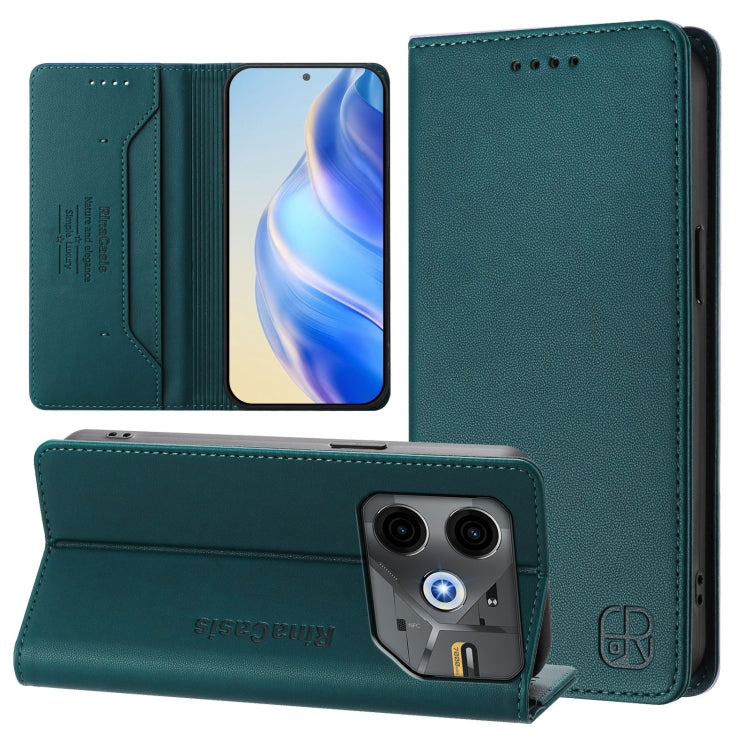 RC01 Dual-Folded Magnetic Suction RFID Leather Phone Case, For Tecno Pop 6C / itel A18, For Tecno Spark 10 Pro Magic, For Tecno Camon 30 Premier 5G, For Tecno Pova 6 Neo, For Tecno Pova 6 4G, For Tecno Pova 6 5G / 6 Pro 5G, For Tecno Camon 30 Pro 5G   ...