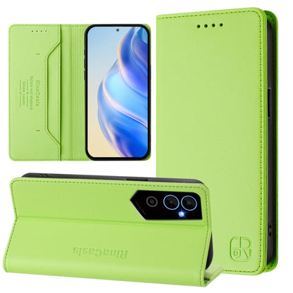RC01 Dual-Folded Magnetic Suction RFID Leather Phone Case, For Tecno Pova Neo 2, For Tecno Spark GO 2022 / 8C / 9, For Tecno Spark 9T / 9 Pro, For Tecno Pova 3, For Tecno Pop 5, For Tecno Spark 7P, For Tecno Spark 7 / 7T, For Tecno Camon 15 / 15 Air