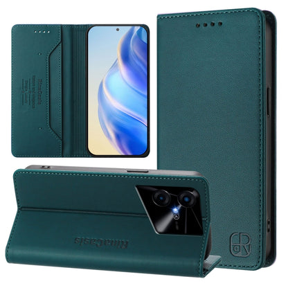RC01 Dual-Folded Magnetic Suction RFID Leather Phone Case, For Tecno Pop 6C / itel A18, For Tecno Spark 10 Pro Magic, For Tecno Camon 30 Premier 5G, For Tecno Pova 6 Neo, For Tecno Pova 6 4G, For Tecno Pova 6 5G / 6 Pro 5G, For Tecno Camon 30 Pro 5G   ...