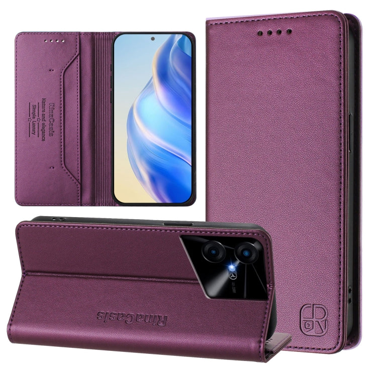RC01 Dual-Folded Magnetic Suction RFID Leather Phone Case, For Tecno Pop 6C / itel A18, For Tecno Spark 10 Pro Magic, For Tecno Camon 30 Premier 5G, For Tecno Pova 6 Neo, For Tecno Pova 6 4G, For Tecno Pova 6 5G / 6 Pro 5G, For Tecno Camon 30 Pro 5G   ...