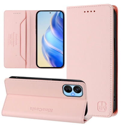 RC01 Dual-Folded Magnetic Suction RFID Leather Phone Case, For Tecno Pova Neo 2, For Tecno Spark GO 2022 / 8C / 9, For Tecno Spark 9T / 9 Pro, For Tecno Pova 3, For Tecno Pop 5, For Tecno Spark 7P, For Tecno Spark 7 / 7T, For Tecno Camon 15 / 15 Air