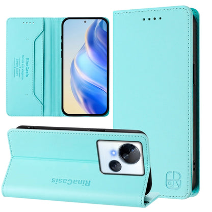 RC01 Dual-Folded Magnetic Suction RFID Leather Phone Case, For Tecno Pova 5, For Tecno Camon 20 Premier 5G, For Tecno Camon 20 Pro 5G, For Tecno Camon 20 4G / 20 Pro 4G, For Tecno Pop 7/ 7 Pro / Spark GO 2023, For Tecno Spark 10 5G                     ...