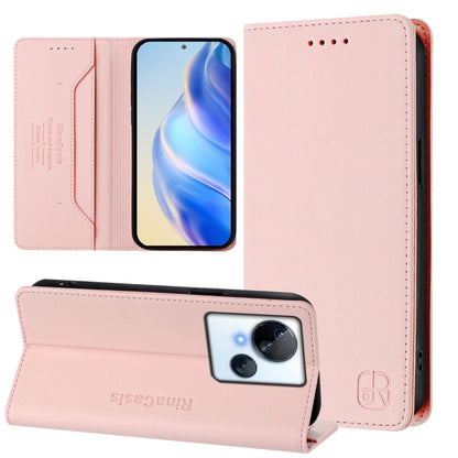 RC01 Dual-Folded Magnetic Suction RFID Leather Phone Case, For Tecno Pova 5, For Tecno Camon 20 Premier 5G, For Tecno Camon 20 Pro 5G, For Tecno Camon 20 4G / 20 Pro 4G, For Tecno Pop 7/ 7 Pro / Spark GO 2023, For Tecno Spark 10 5G                     ...